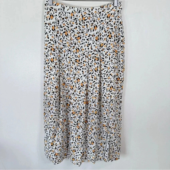 Wayf Animal Print Slit Front Midi Skirt - Picture 3 of 15